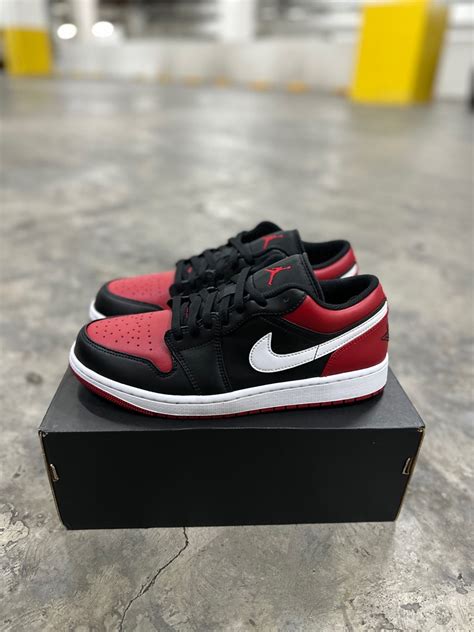 Jordan 1 Low Alternate Bred Toe Men S Fashion Footwear Sneakers On