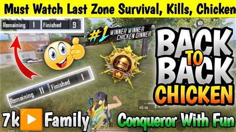 🇮🇳how To Survive In Last Zone High Kills Chicken 👌solo Rank Push Tips And Tricks Youtube