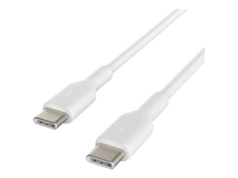 C Ble Belkin Boost Charge Usb C Vers Usb C M Blanc Infinytech Reunion