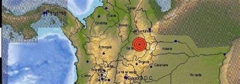 Reportan Sismo De Magnitud En Colombia