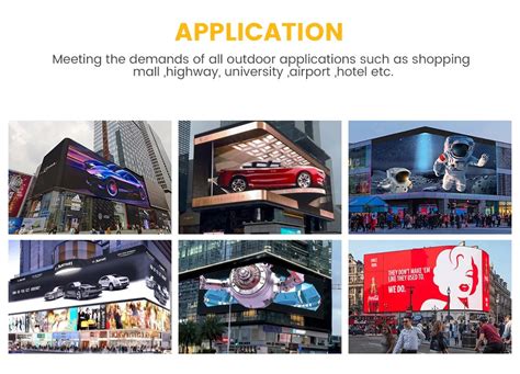 High Performance Outdoor Naked Eye 3d Led Display P4 P5 P6 P8 P10 Full