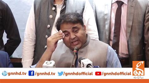 Fawad Ch Complete Media Talk Today GNN 24 Oct 2020 YouTube