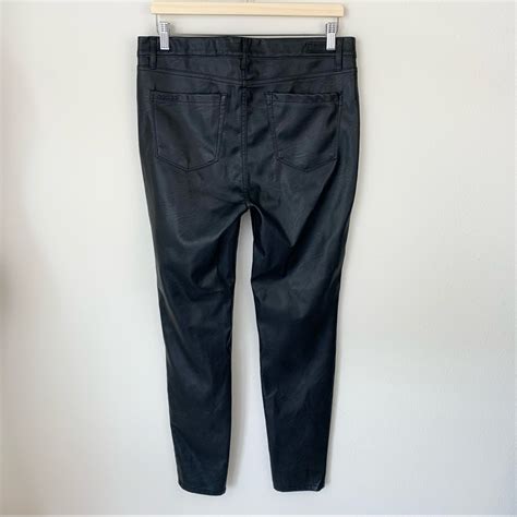 Blank Nyc Black Vegan Leather Pants Gem