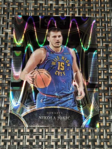 Panini Select Nikola Jokic Mezzanino Argento Tettonico Prizm Sp