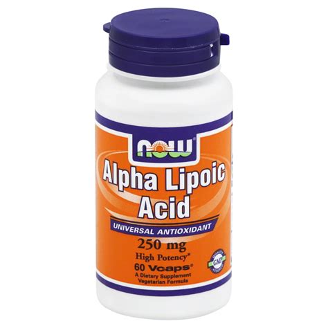 Now Alpha Lipoic Acid Mg Vcaps Shop Antioxidants At H E B