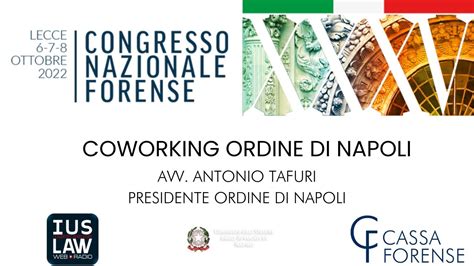 Xxxv Congresso Nazionale Forense Lecce Intervista Avv Antonio