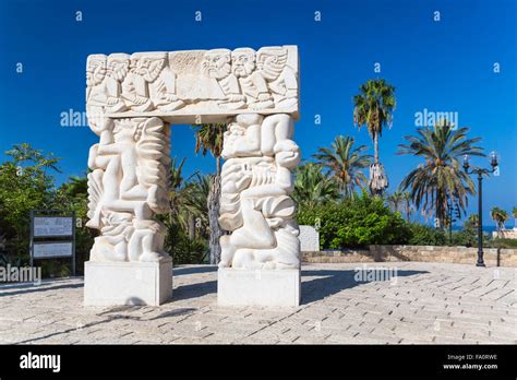 The Gate Of Faith In Abrasha Park In The Old City Of Jaffa Tel Aviv