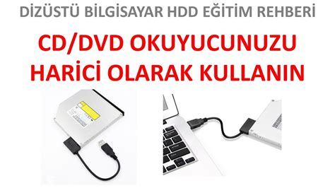 Cd Dvd Okuyucuyu Harici Olarak Kullanma Diz St Bilgisayar N Zdan