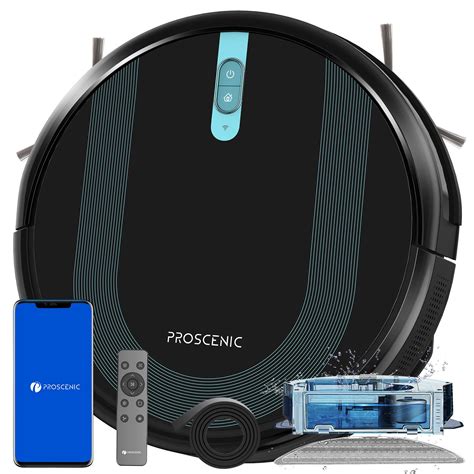 Proscenic T Wifi Robot Vacuum And Mop With Gyro Navigation Boundary