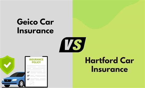 Geico Vs Hartford Car Insurance Whats The Difference With Table