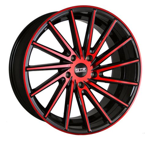 STR 616 Magic Red Rim By STR Racing Wheels Wheel Size 20x10 5