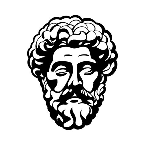 Marcus Aurelius Portrait Marcus Aurelius Pin Teepublic