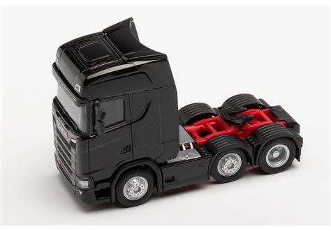 Herpa Scania Cs Hd X Zugmaschine Schwarz