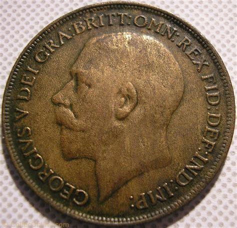 George V One Penny Great Britain Monedas Mundo Reino Unido