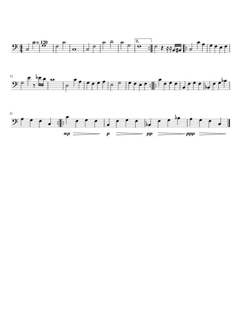 Undertale Toby Fox Sheet Music For Cello Solo