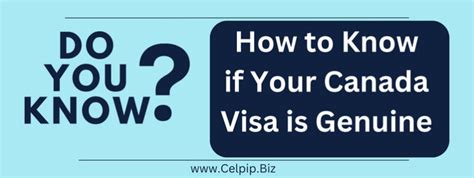 How To Know If Your Canada Visa Is Genuine Free CELPIP Mock Practice