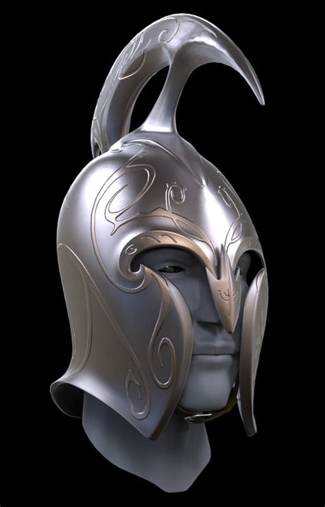 Elven Helmet 3d 3ds