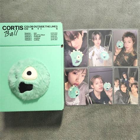 jual sharing cortis ball photocard  official   st ep