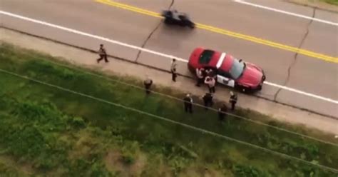 Video Suspect Flees On Foot After Crashing During Police Chase In East