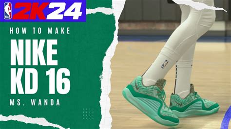 How To Make The Nike Kd Ms Wanda In Nba K Shoe Creator Youtube