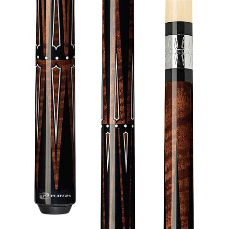 Players Dark English Stainsnakewood Wrapless Cue Cue And Case
