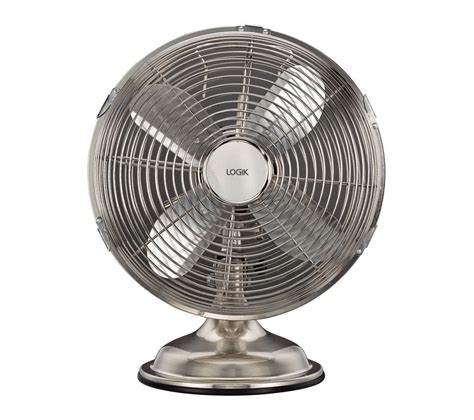 Buy Logik L10dfss15 10 Desk Fan Brushed Steel Free Delivery Currys