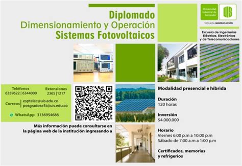 Diplomado En Dimensionamiento Y Operaci N De Sistemas Fotovoltaicos