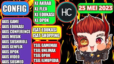 UPDATE CONFIG CUSTOM Axis Game Opok Sushiroll Xl Indosat