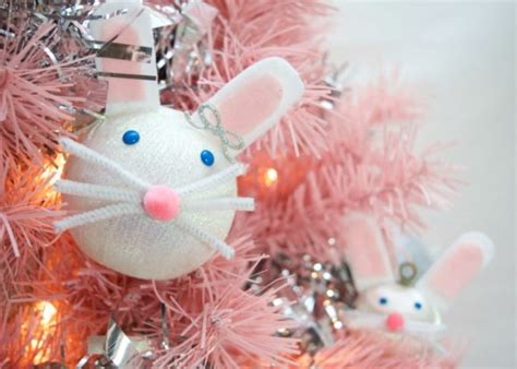 Craft These Adorable 5 Minute DIY Easter Bunny Ornaments