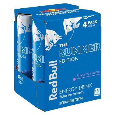 Red Bull Summer Edition Juneberry Energy Drink 4 X 250ml PnP