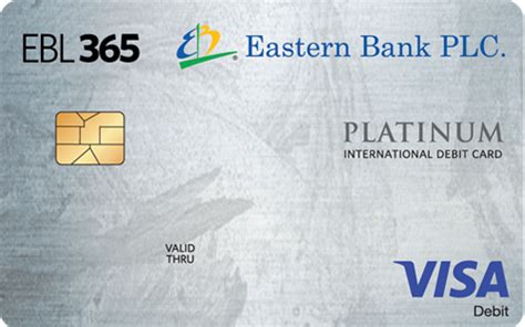 Eastern Bank Plc Ebl Visa Platinum Debit Card