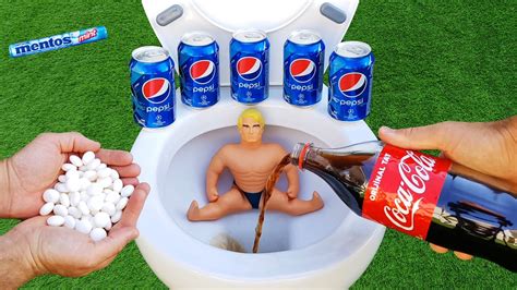 Experiment Stretch Armstrong Vs Cola Pepsi Fanta Sprite And