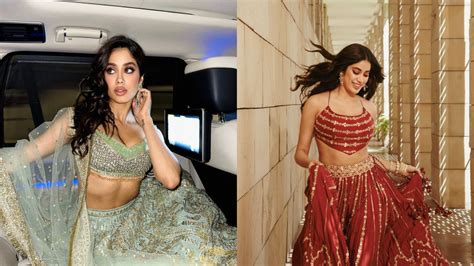 Janhvi Kapoor 5 Times The Bollywood Diva Wowed Us With Her Lehengas