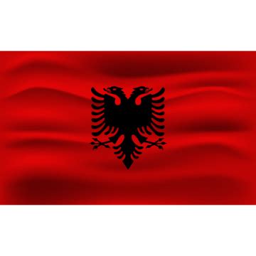 Albania Flag Waving Texture Vector Vintage Albania Flag Waving Texture