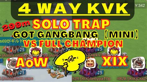 Solo Trap M Vs Xix Aow Guild Gangbang Mini Full Champion