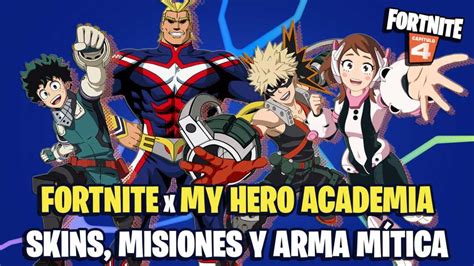 Fortnite X My Hero Academia Nouveaux Skins Pour Midoriya Uraraka