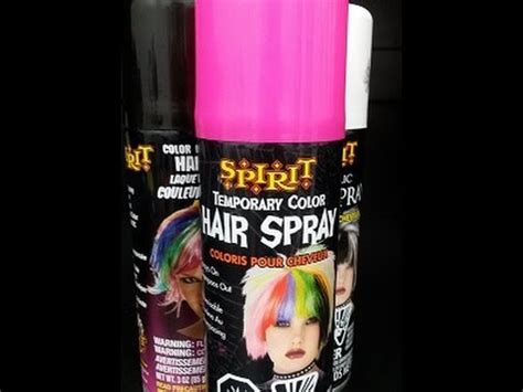 Halloween Spray Hair Color