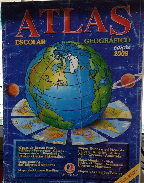 Atlas Escolar Geografico Edico Ciranda Cultural Ciranda Amazon