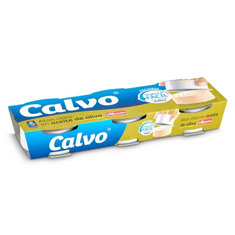 Atún claro en aceite de oliva Calvo lata 3 x 52 g Supermercados DIA