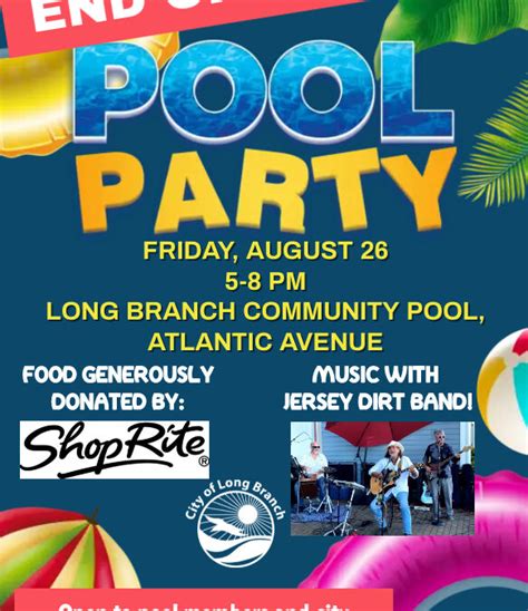 End Of Summer Pool Party This Friday The Link News