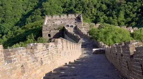 Aerial view of Great Wall in China | Stock Video | Pond5