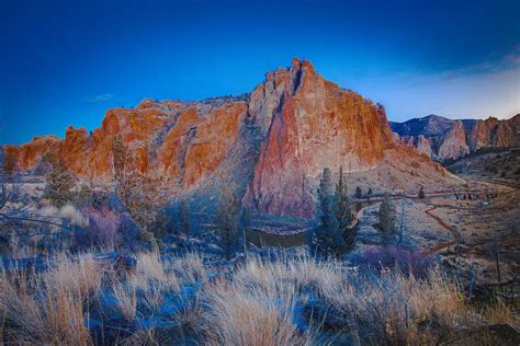 Smith Rock Winter Sunrise Photograph by Penny Miller - Fine Art America