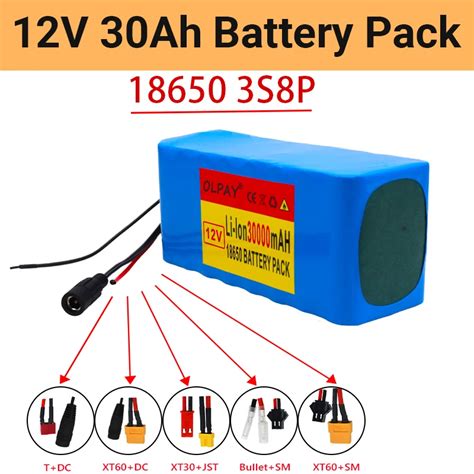 Wholesale Custom V Ah Battery Pack High Quality Super Rechargeable