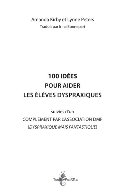 100 Idees Pour Aider Les Eleves Dyspraxiques Pdf Preview