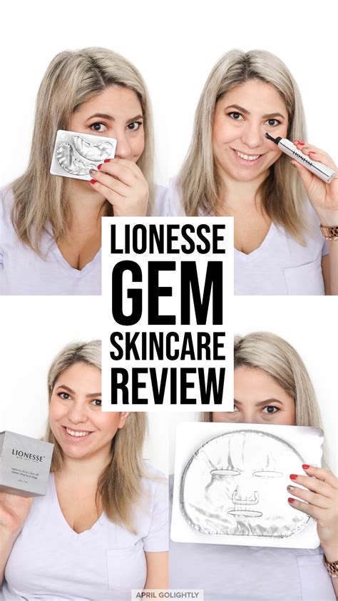 Lionesse Gem Skin Care Review April Golightly