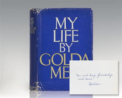 My Life Golda Meir First Edition Signed