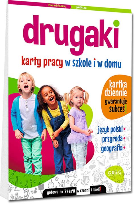 Drugaki Karty Pracy W Szkole I W Domu Ci Gi Sciagi Lektury