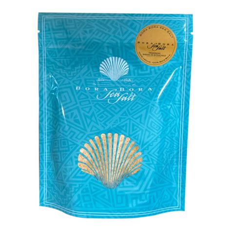 Refill Bag Bora Bora Salt With Champagne 200g Bora Bora Sea Salt