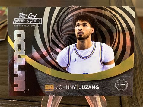 Johnny Juzang 2022 WILD CARD ALUMINATION OCULAR ROOKIE AOC 14 UCLA