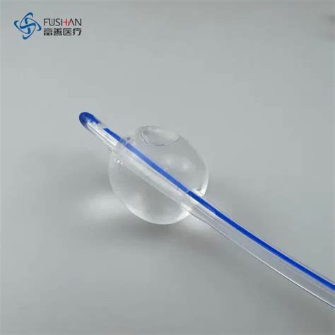 Fushan Medical Grade Silicone Balloon Foley Urethral Probe 2 Way 3 Way